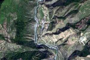 桑坝乡卫星地图-甘肃省甘南藏族自治州迭部县桑坝乡、村地图浏览