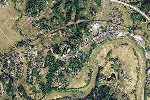十里乡卫星地图-广西壮族自治区玉林市容县十里乡、村地图浏览