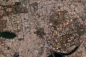 哥印拜陀市卫星地图-印度哥印拜陀市中文版地图浏览-哥印拜陀旅游地图