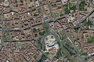 意大利罗马市旅游地图_意大利罗马市卫星地图_意大利罗马市景区地图