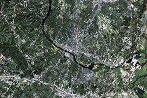 奧斯汀市衛星地圖-美國德克薩斯州奧斯汀市中文版地圖瀏覽-奧斯汀旅遊地圖