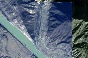 卡松渡鄉衛星地圖-四川省甘孜藏族自治州德格縣麥宿鎮、村地圖瀏覽