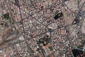 马拉喀什市卫星地图-摩洛哥马拉喀什市中文版地图浏览-马拉喀什旅游地图