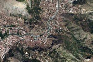 阿马西亚市卫星地图-土耳其阿马西亚市中文版地图浏览-阿马西亚旅游地图