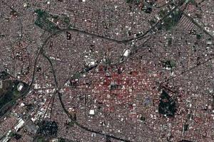 莫雷利亞市衛星地圖-墨西哥莫雷利亞市中文版地圖瀏覽-莫雷利亞旅遊地圖