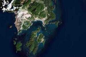 兰卡威群岛卫星地图-马来西亚吉打州兰卡威群岛中文版地图浏览-兰卡威旅游地图