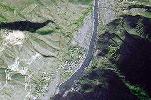 巴底乡卫星地图-四川省甘孜藏族自治州丹巴县墨尔多山镇、村地图浏览