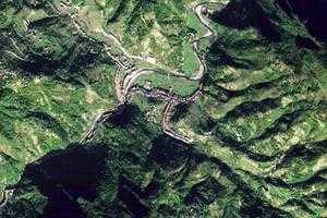 白果乡卫星地图-四川省达州市万源市古东关街道、村地图浏览