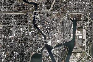 坦帕市卫星地图-美国佛罗里达州坦帕市中文版地图浏览-坦帕旅游地图