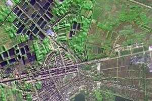 沔城回族镇卫星地图-湖北省仙桃市豆河镇、村地图浏览
