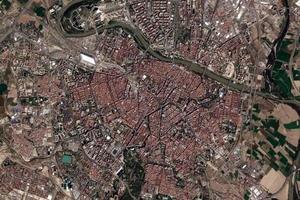 薩拉戈薩市衛星地圖-西班牙薩拉戈薩市中文版地圖瀏覽-薩拉戈薩旅遊地圖