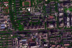 蓝旗营社区卫星地图-北京市海淀区清华园街道东楼社区地图浏览