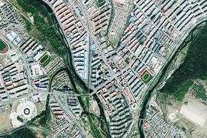 明月镇卫星地图-吉林省延边朝鲜族自治州安图县长兴街道、村地图浏览