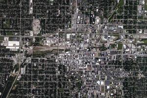 斯普林菲爾德市衛星地圖-美國密蘇里州斯普林菲爾德市中文版地圖瀏覽-斯普林菲爾德旅遊地圖