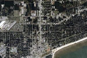 格尔夫波特市卫星地图-美国密西西比州格尔夫波特市中文版地图浏览-格尔夫波特旅游地图