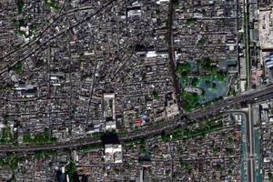 石頭社區衛星地圖-北京市西城區大柵欄街道前門西河沿社區地圖瀏覽