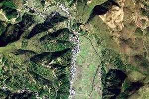 石梁乡卫星地图-贵州省铜仁市松桃苗族自治县石梁乡、村地图浏览