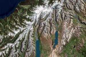 紐西蘭庫克山國家旅遊地圖_紐西蘭庫克山國家衛星地圖_紐西蘭庫克山國家景區地圖