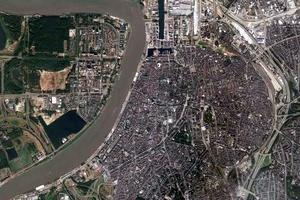 安特卫普市卫星地图-比利时安特卫普市中文版地图浏览-安特卫普旅游地图