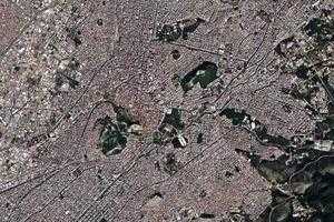 雅典市(首都)卫星地图-希腊雅典市(首都)中文版地图浏览-雅典旅游地图