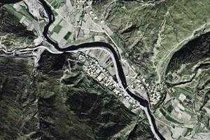 朱倭乡卫星地图-四川省甘孜藏族自治州炉霍县虾拉沱镇、村地图浏览