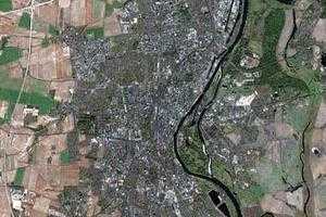马格德堡市卫星地图-德国马格德堡市中文版地图浏览-马格德堡旅游地图