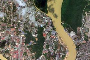 甘马挽市卫星地图-马来西亚登嘉楼州甘马挽市中文版地图浏览-甘马挽旅游地图