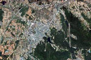 务安郡卫星地图-韩国光州市全罗南道务安郡中文版地图浏览-务安郡旅游地图
