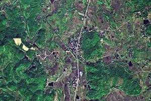 竹山桥镇卫星地图-湖南省永州市冷水滩区曲河街道、村地图浏览