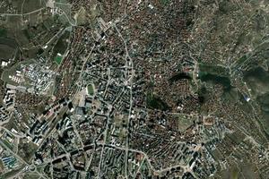 普里什蒂纳市卫星地图-塞尔维亚普里什蒂纳市中文版地图浏览-普里什蒂纳旅游地图