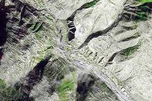卡撒乡卫星地图-四川省阿坝藏族羌族自治州金川县卡撒乡、村地图浏览