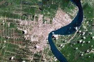 帕拉马里博市(首都)卫星地图-苏里南帕拉马里博市(首都)中文版地图浏览-帕拉马里博旅游地图