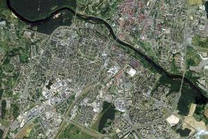 格罗德诺市卫星地图-白俄罗斯格罗德诺市中文版地图浏览-格罗德诺旅游地图