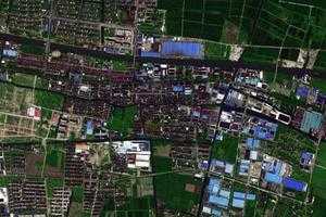 青村鎮衛星地圖-上海市奉賢區西渡街道、村地圖瀏覽