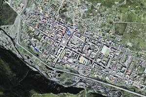 色达县卫星地图-四川省甘孜藏族自治州色达县、乡、村各级地图浏览