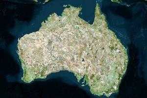 澳大利亞衛星地圖-澳大利亞各城市中文版地圖瀏覽-澳大利亞旅遊地圖