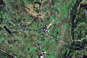 睦坝乡卫星地图-四川省南充市蓬安县周口街道、村地图浏览