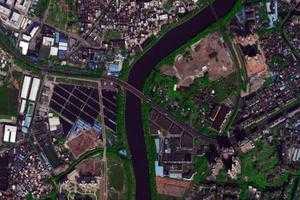 茶滘卫星地图-广东省广州市荔湾区茶蚪值地图浏览