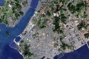 木浦市卫星地图-韩国光州市全罗南道木浦市中文版地图浏览-木浦旅游地图