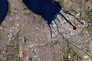 塔科马市卫星地图-美国华盛顿州塔科马市中文版地图浏览-塔科马旅游地图