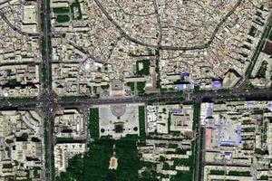 库木代尔瓦扎卫星地图-新疆维吾尔自治区阿克苏地区喀什地区喀什市西域大道街道地图浏览