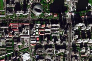 六里屯北里社区卫星地图-北京市朝阳区东湖街道六里屯街道甜水西园社区地图浏览