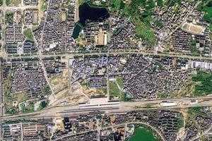 港城鎮衛星地圖-廣西壯族自治區貴港市港北區港城鎮、村地圖瀏覽