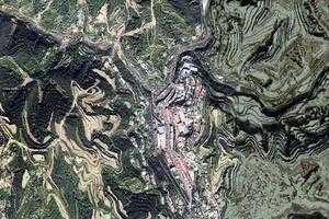 西坡镇卫星地图-山西省临汾市乡宁县西坡镇、村地图浏览