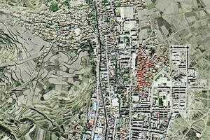 甘孜鎮衛星地圖-四川省甘孜藏族自治州甘孜縣甘孜鎮、村地圖瀏覽