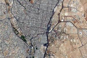 扎爾卡市衛星地圖-約旦扎爾卡市中文版地圖瀏覽-扎爾卡旅遊地圖