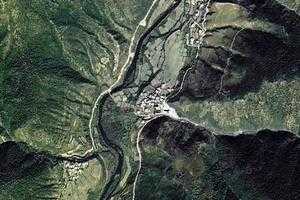定波乡卫星地图-四川省甘孜藏族自治州乡城县定波乡、村地图浏览