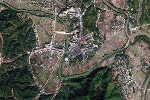 社溪镇卫星地图-江西省赣州市上犹县上犹工业园区、村地图浏览