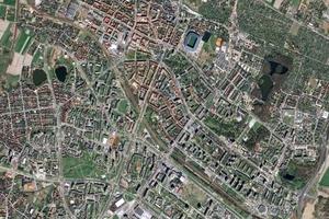 蒂黑市卫星地图-波兰蒂黑市中文版地图浏览-蒂黑旅游地图