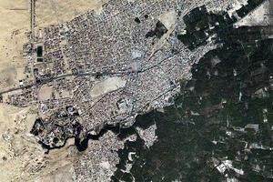 托澤爾市衛星地圖-突尼西亞托澤爾市中文版地圖瀏覽-托澤爾旅遊地圖